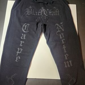 BlackCraft Cult Carpe Noctem Joggers Size Medium